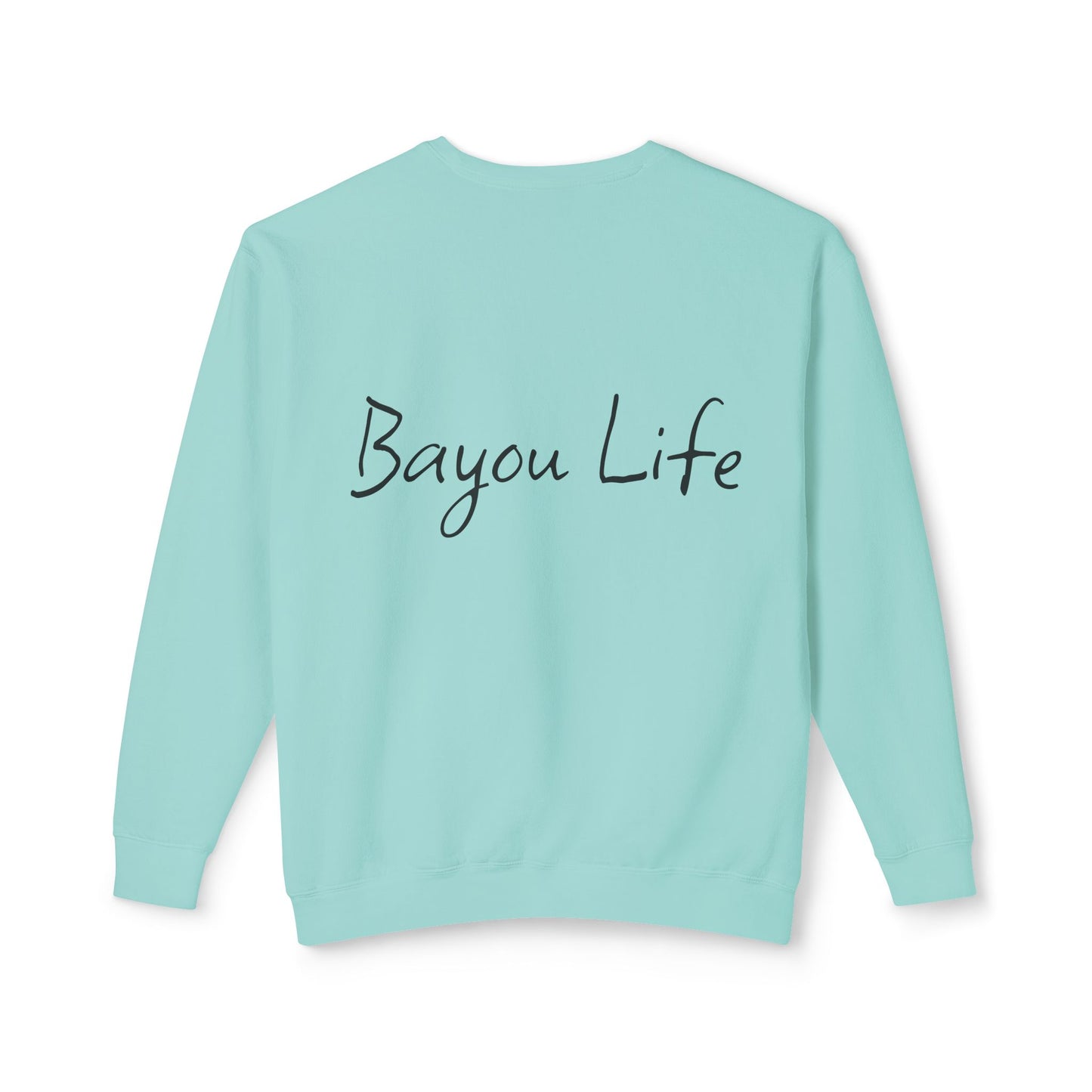 Unisex Lightweight Crewneck Sweatshirt, Life on the Bayou