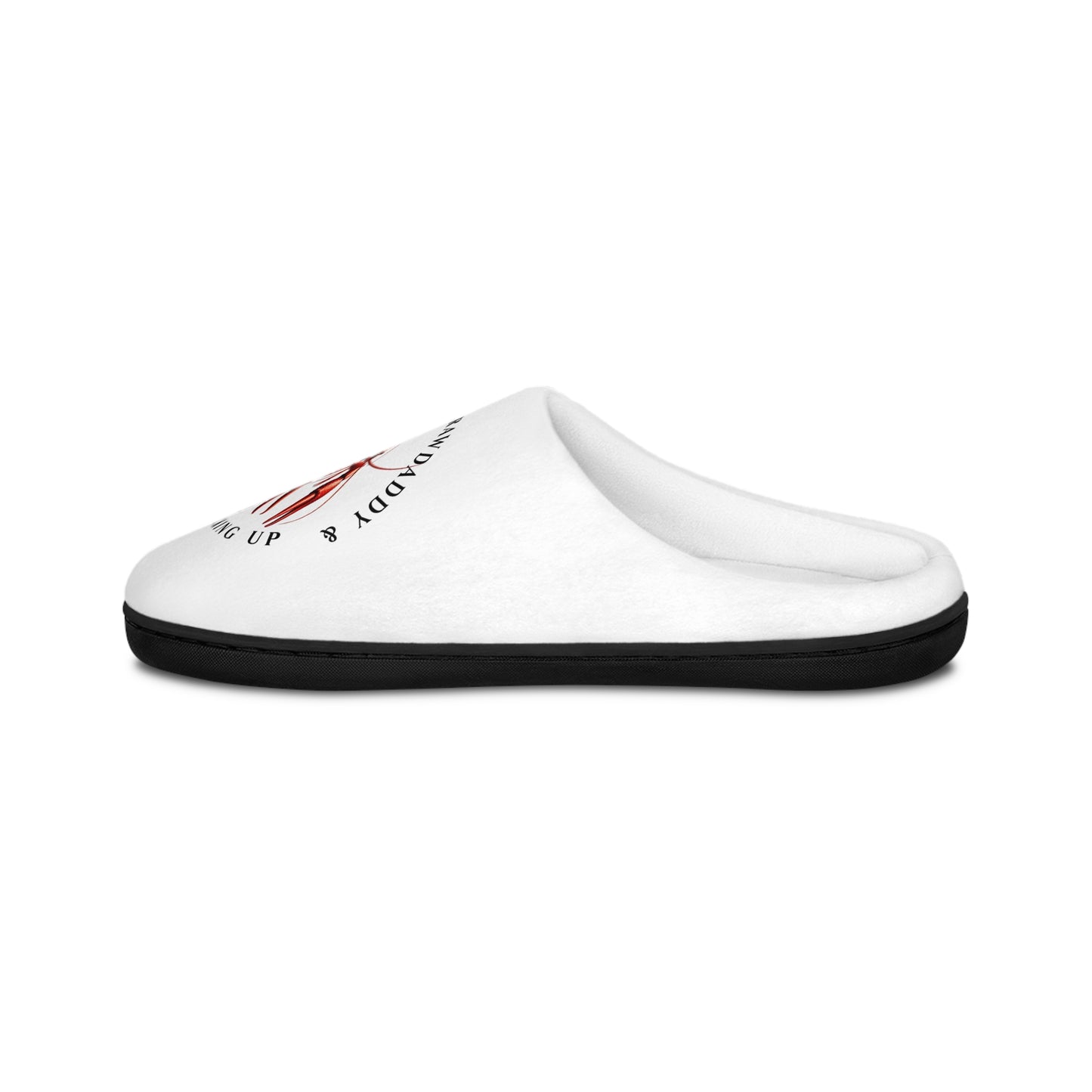 Women's Indoor Slippers,  Comical Aspect, Crawfish Themed Design, Crawfish Season, "I ain't your Crawdaddy" with the Life on the Bayou Collection