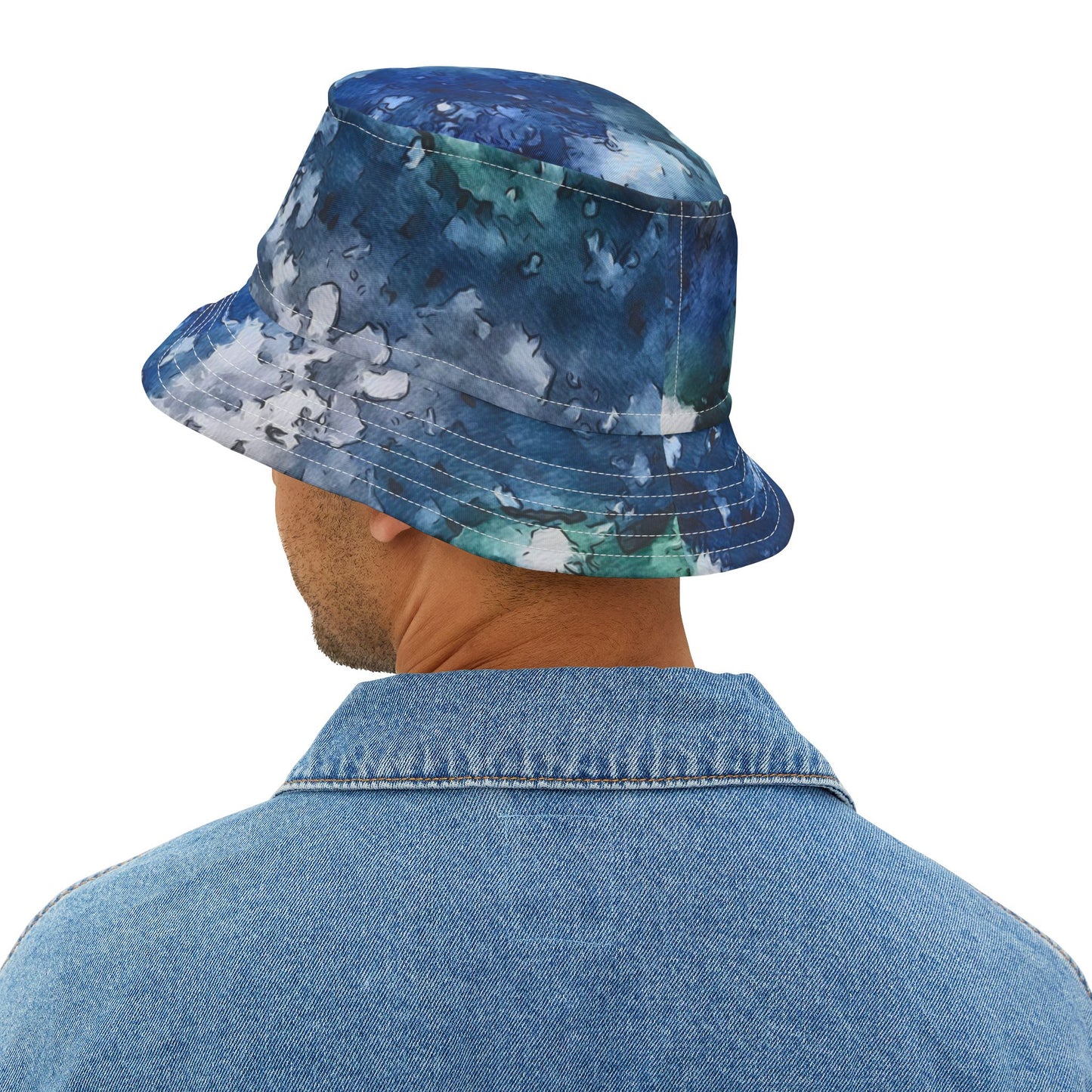 Bucket Hat (AOP), Water Lilies, Artsy, FrediFreds Home Collection