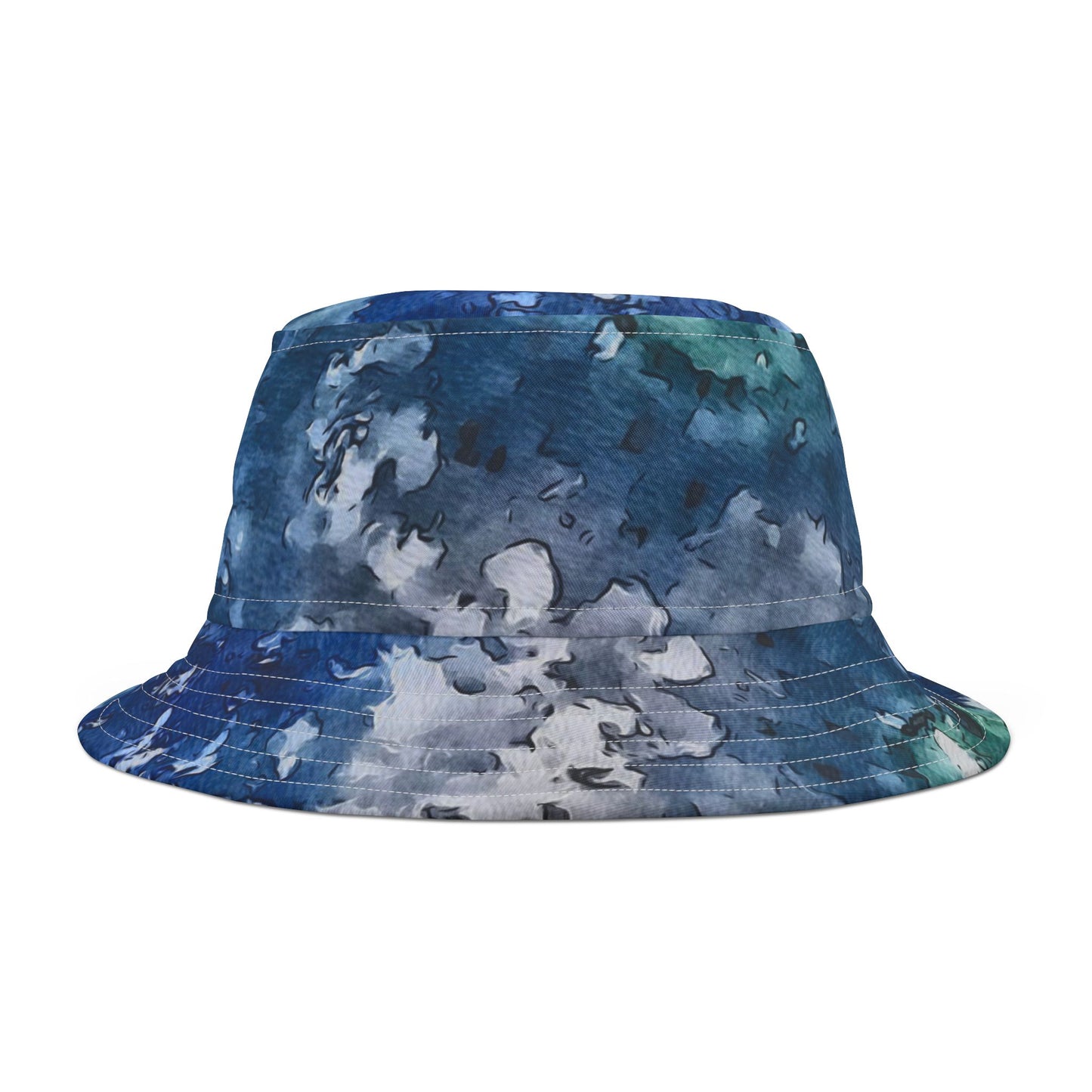 Bucket Hat (AOP), Water Lilies, Artsy, FrediFreds Home Collection