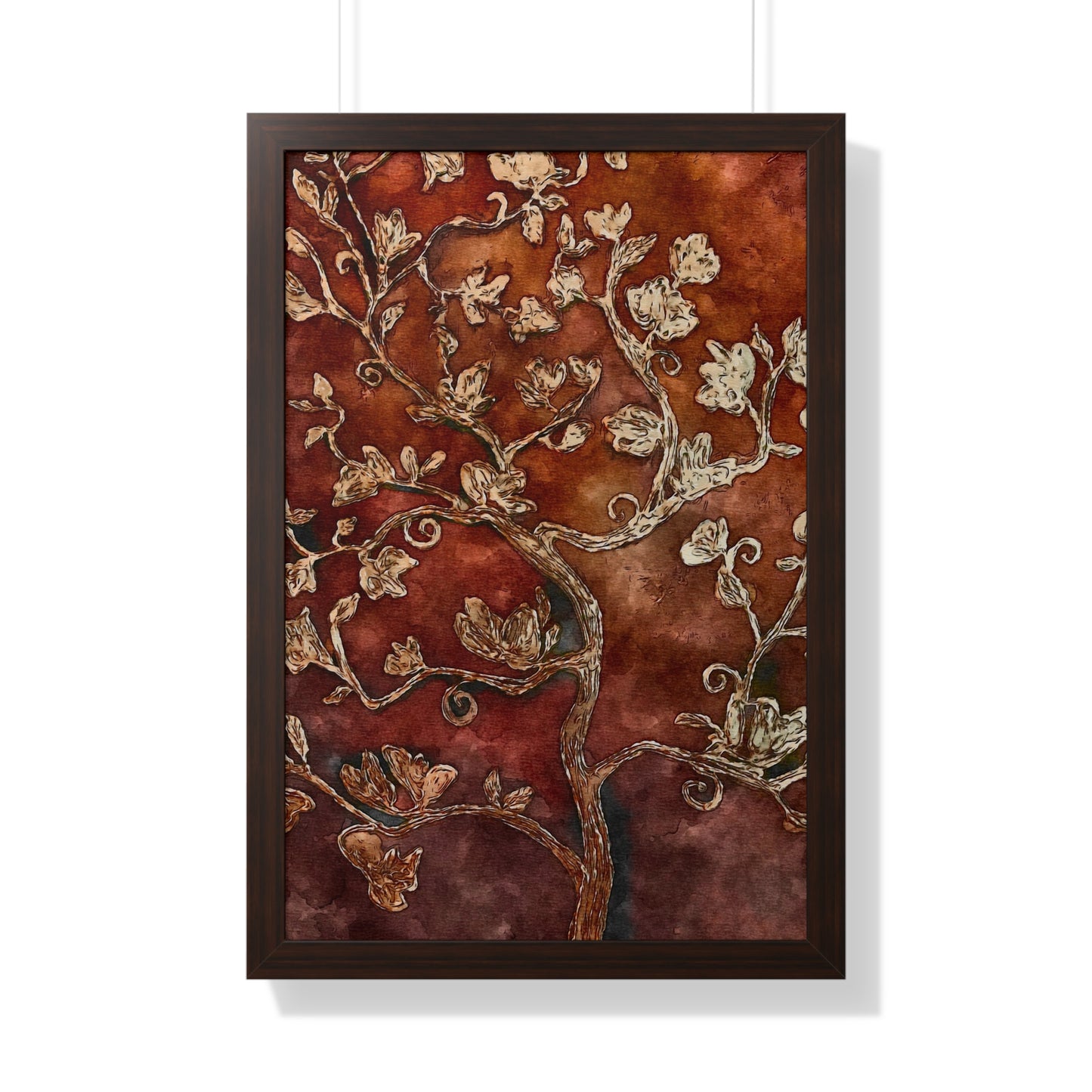 Framed Vertical Poster, Tree of Life, FrediFreds Home Collection