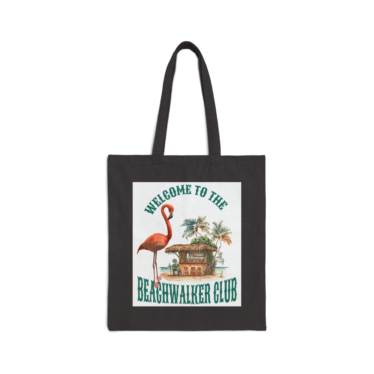 Cotton Canvas Tote Bag, Beachwalker Club Collection