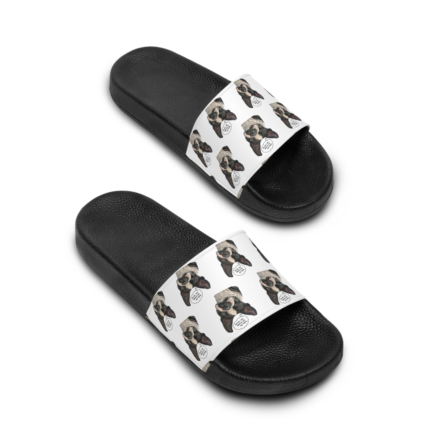 Men's Slide Sandals, Pookie, Puppy Love, Max Loves Pookie Collection