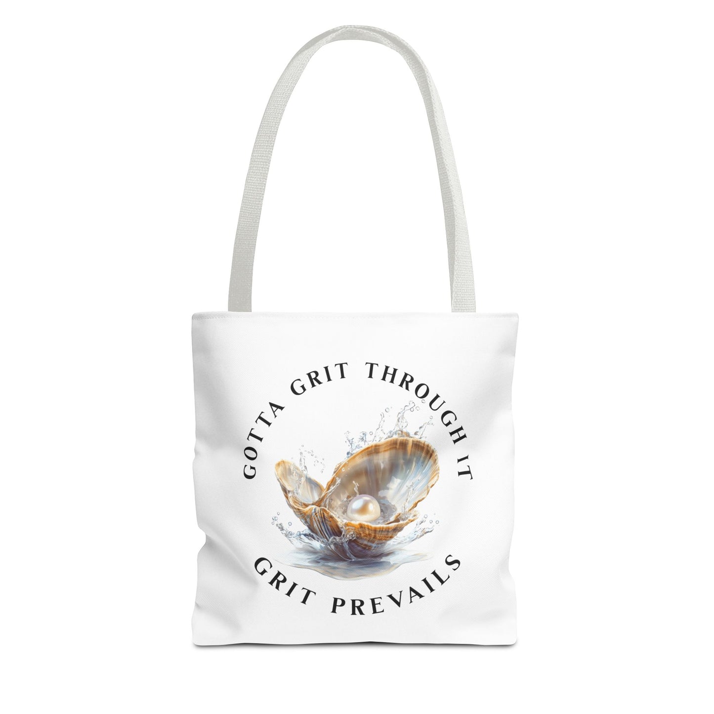 Tote Bag (AOP) "Gotta Grit Through It"