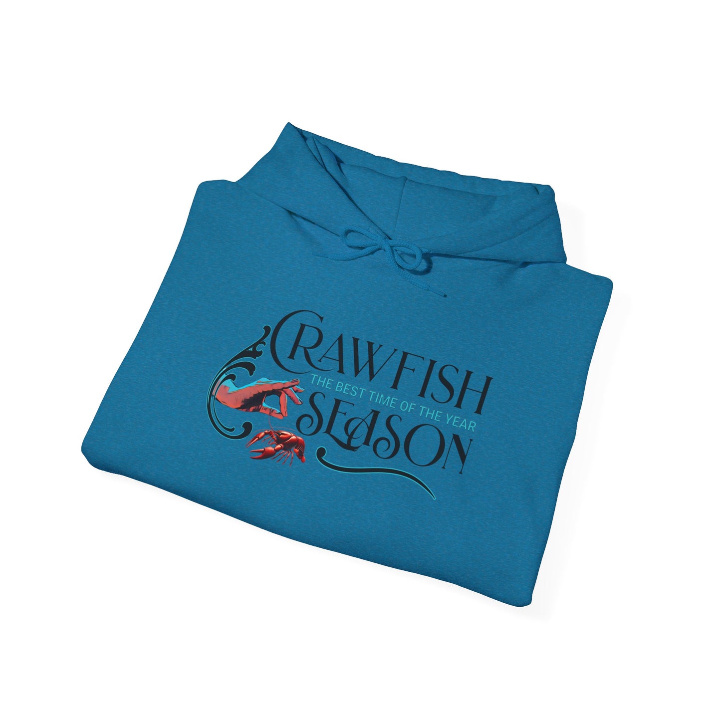 Unisex Heavy Blend™ Hooded Sweatshirt, Crawfish Season, Life on the Bayou Sweatshirt