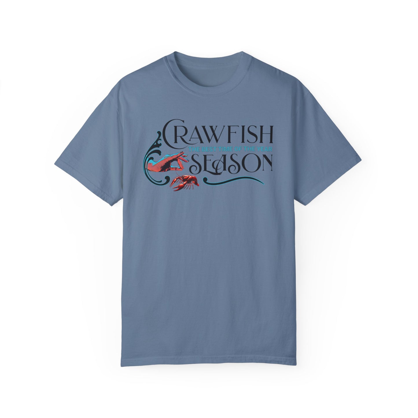 Unisex Garment-Dyed T-shirt, Crawfish Season Collection