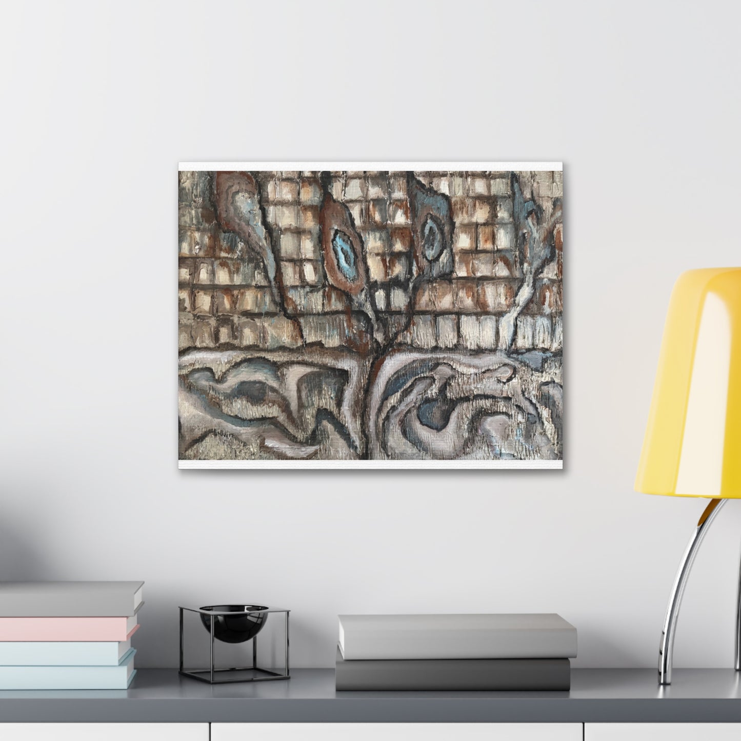 Canvas Gallery Wraps, Oyster Shells Abstract, FrediFreds Home Collection