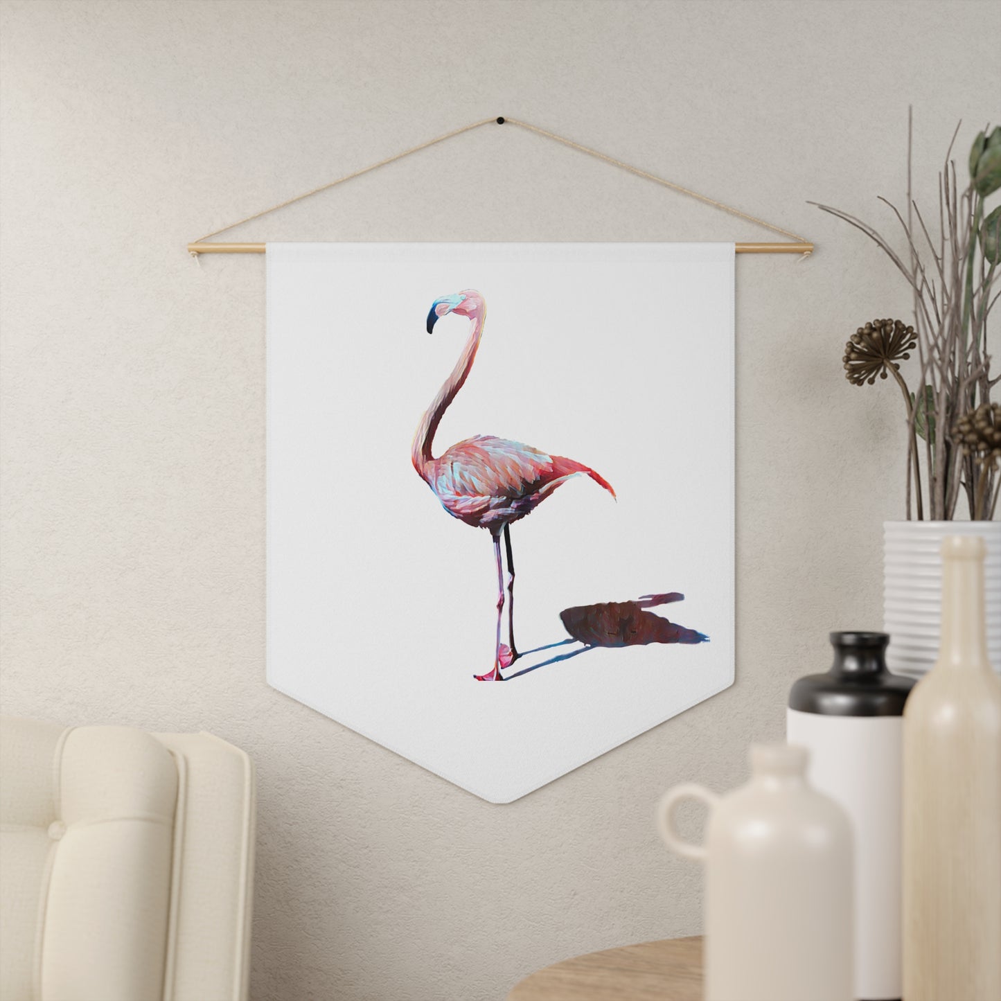 Pennant, Beach Themed, Flamingo, Beachwalker Club Collection