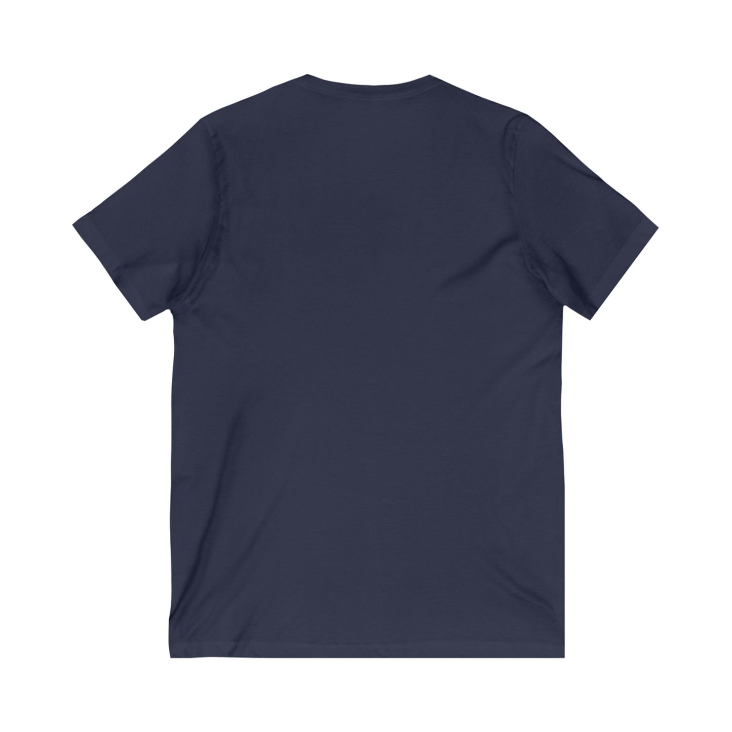 Unisex Jersey Short Sleeve V-Neck Tee, Piano Art, Music, Happy