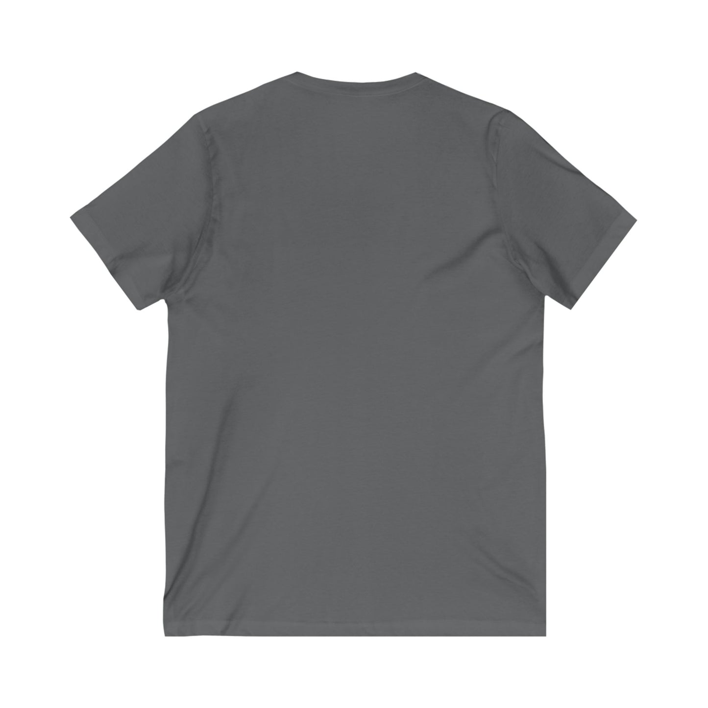 Unisex Jersey Short Sleeve V-Neck Tee, Piano Art, Music, Happy