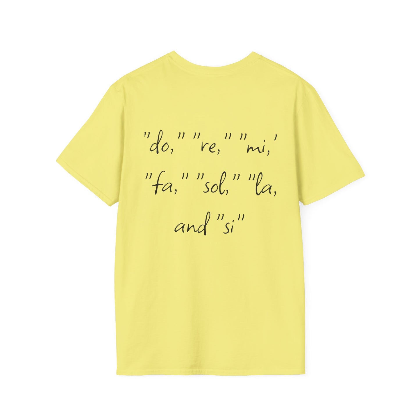 Unisex Softstyle T-Shirt, Pianist, Love Notes, Soul Music