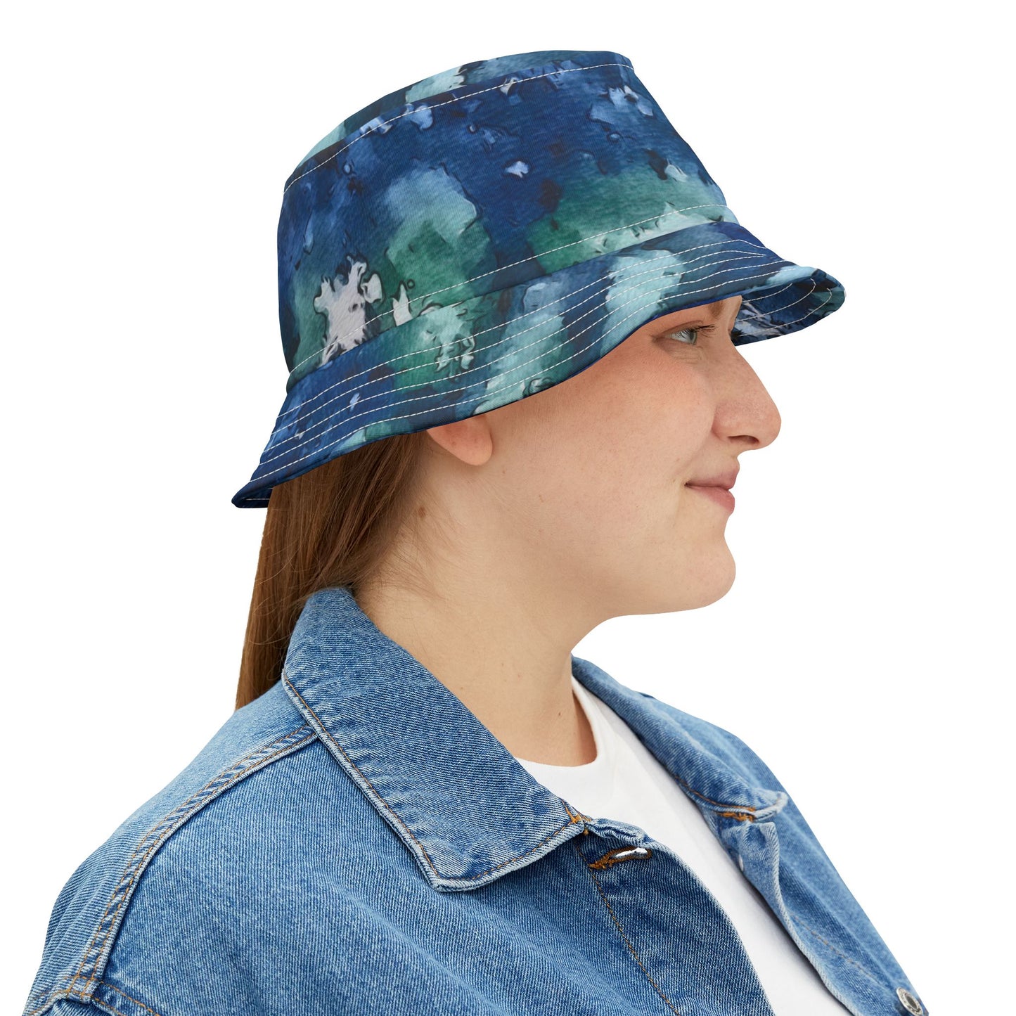 Bucket Hat (AOP), Water Lilies, Artsy, FrediFreds Home Collection