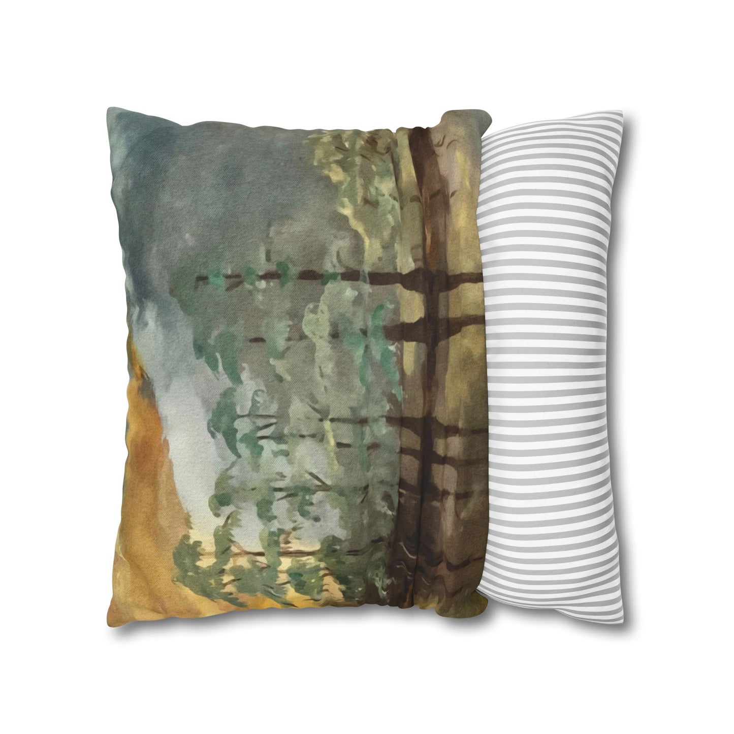 Spun Polyester Square Pillowcase, Moon Lake, FrediFreds Home Collection