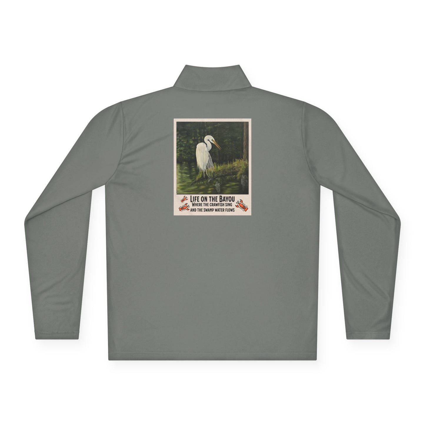 Unisex Quarter-Zip Pullover, Life of the Bayou