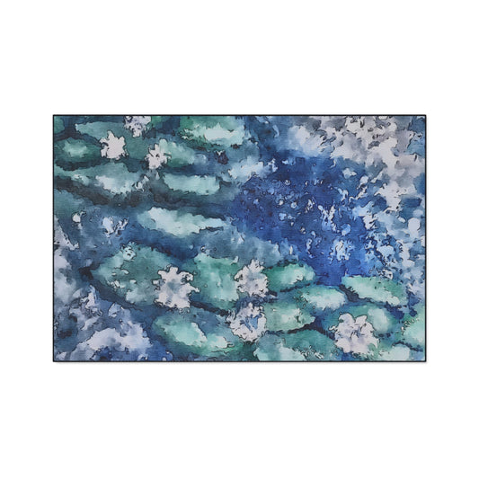 Heavy Duty Floor Mat, Water Lilies, FrediFreds Home Collection