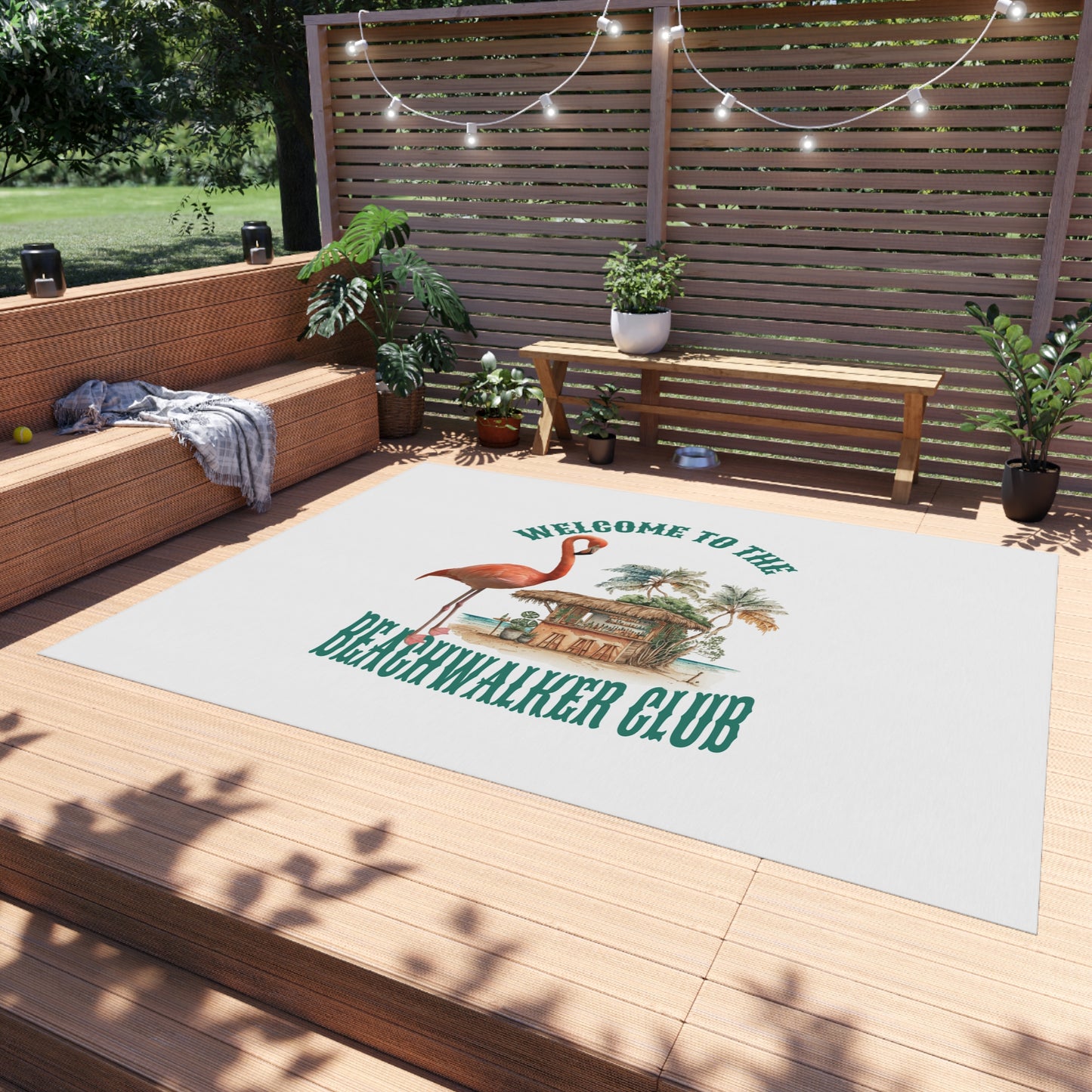 Outdoor Rug, Coastal, "Beachwalker Club Collection