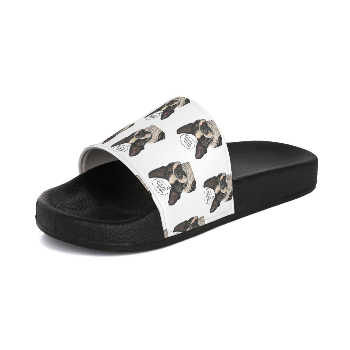 Men's Slide Sandals, Pookie, Puppy Love, Max Loves Pookie Collection