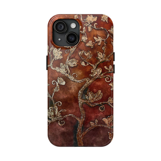 Tough Phone Cases, Tree of Life, Original Artwork, FrediFreds Home Collection