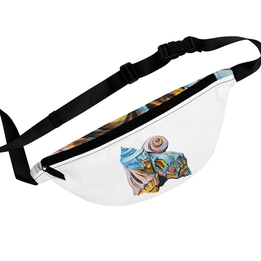 Fanny Pack, Artsy Beach Shells,  Beachwalker Club Collection