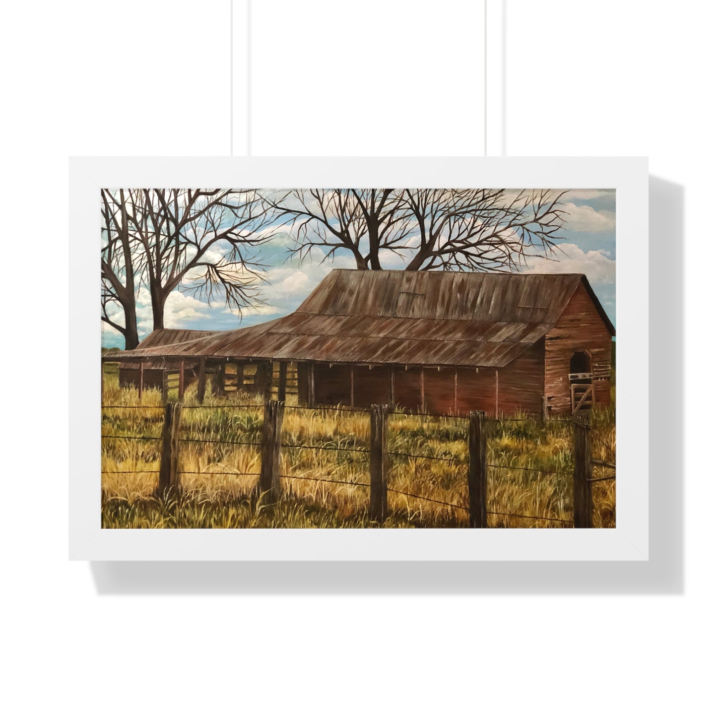 Framed Horizontal Poster, Ole Homeplace, FrediFreds Home Collection