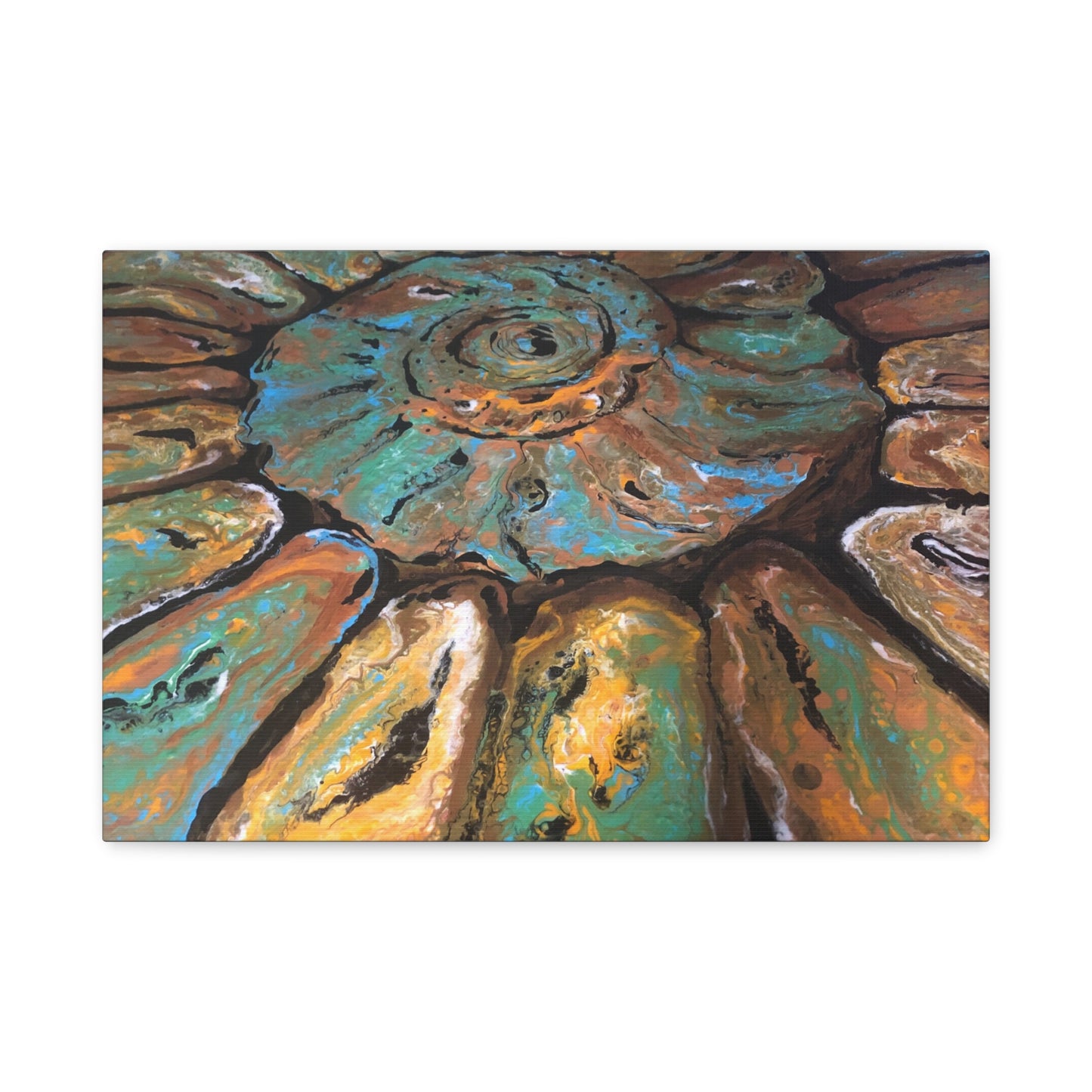 Matte Canvas, Stretched, 1.25", Fossil, Artwork, FrediFreds Home Collection