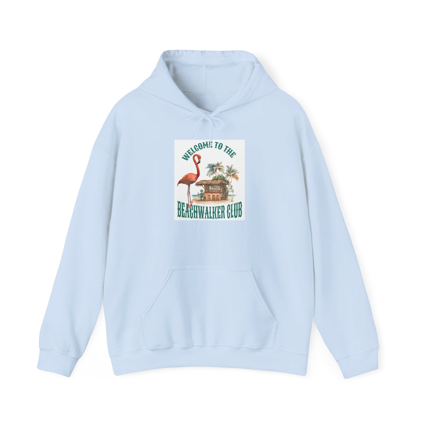 Unisex Heavy Blend™ Beachwalker Club" Designed Hooded Sweatshirt