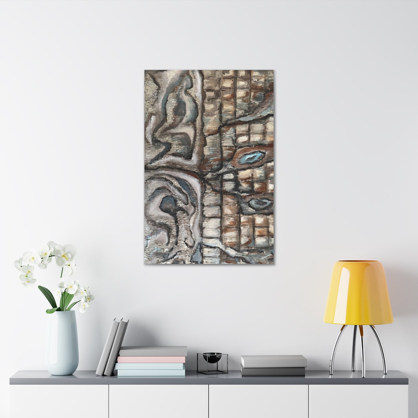 Canvas Gallery Wraps, Oyster Shells Abstract, FrediFreds Home Collection