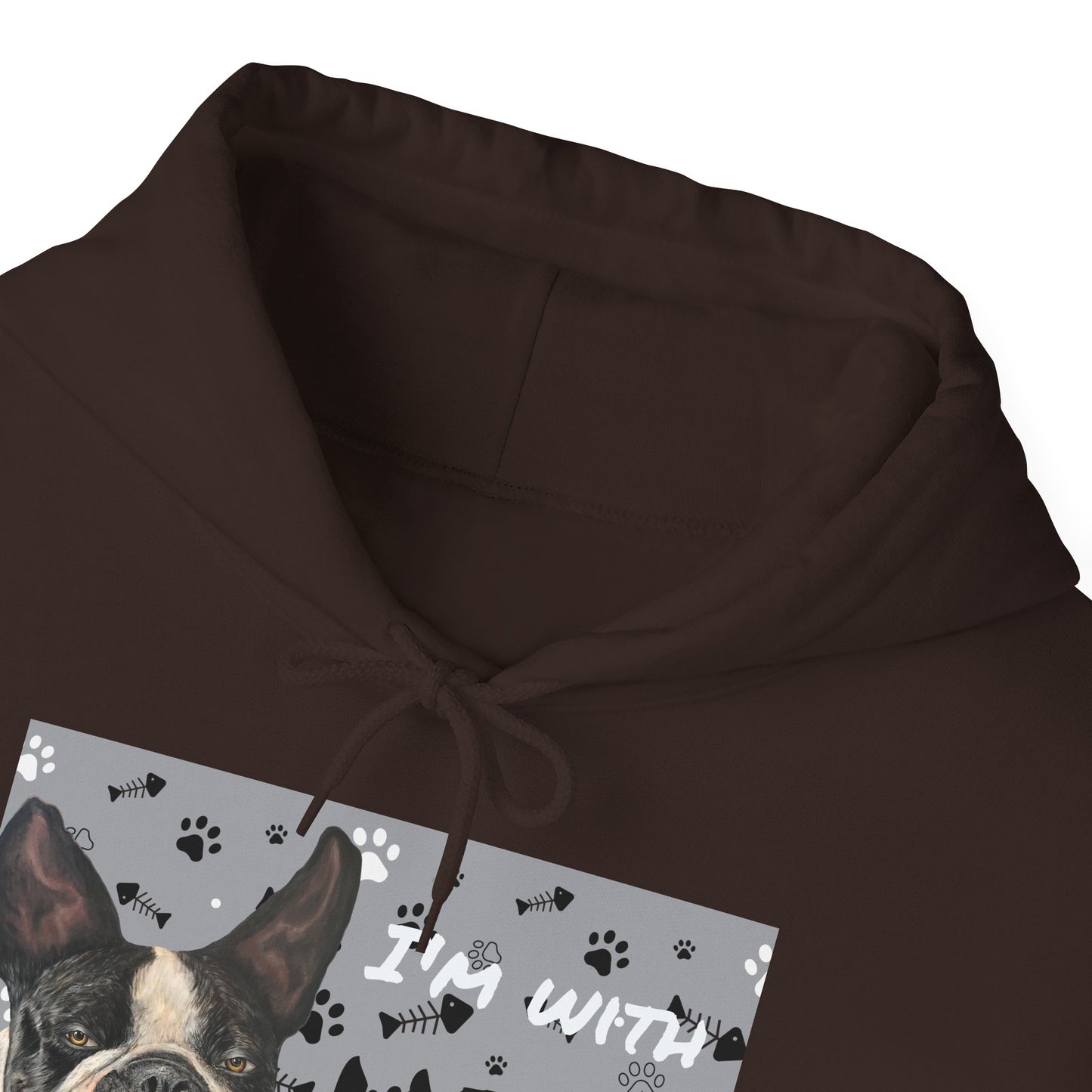 Unisex Heavy Blend™  Friendship Hooded Sweatshirt,   I'm Vibing with Them, Max Loves Pookie Collection