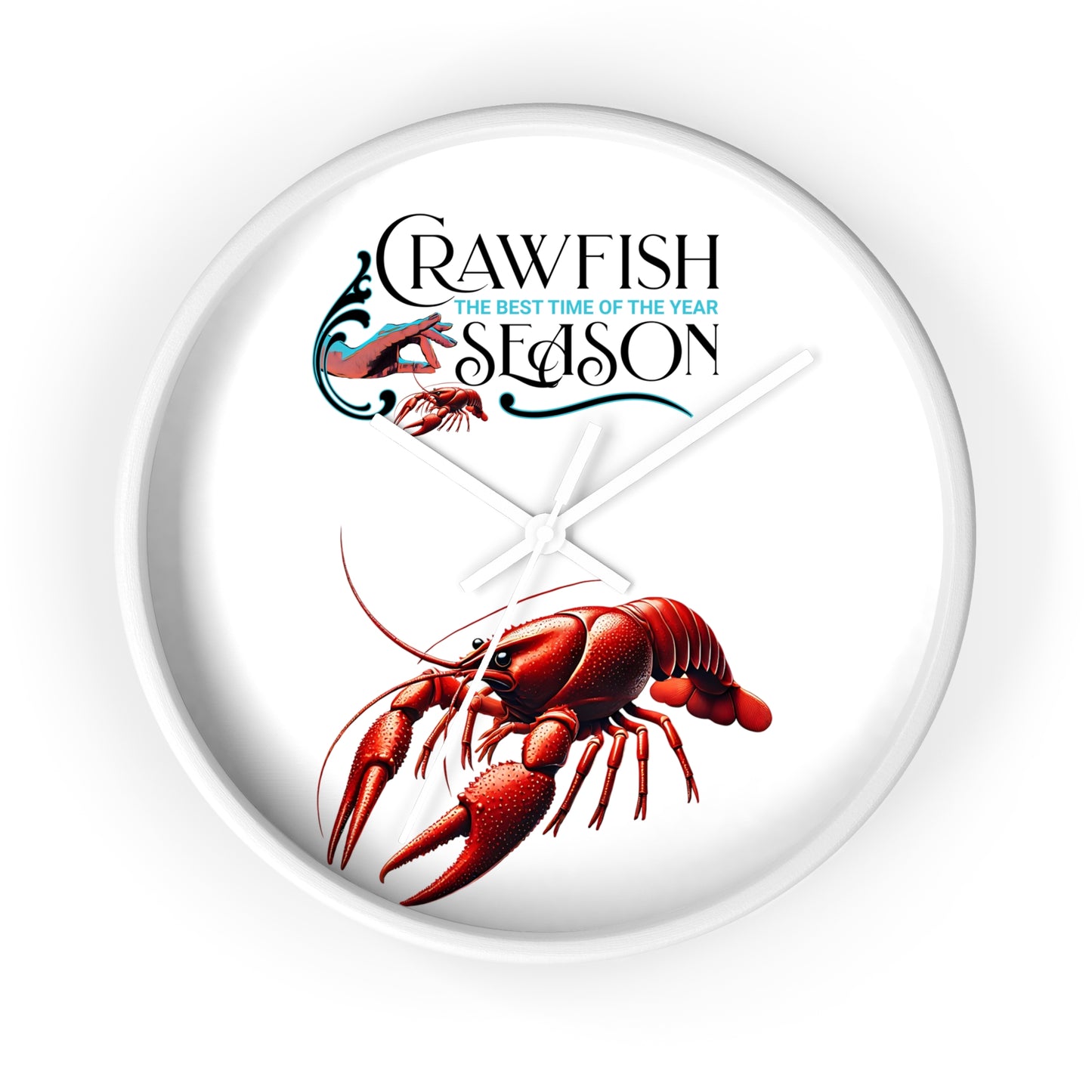 Wall Clock, Crawfish Season, Life on the Bayou Collection