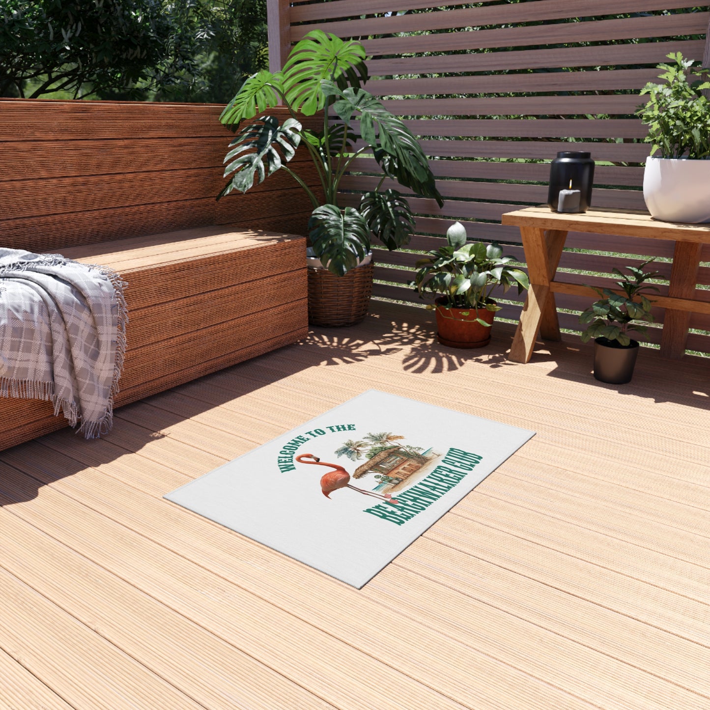 Outdoor Rug, Coastal, "Beachwalker Club Collection