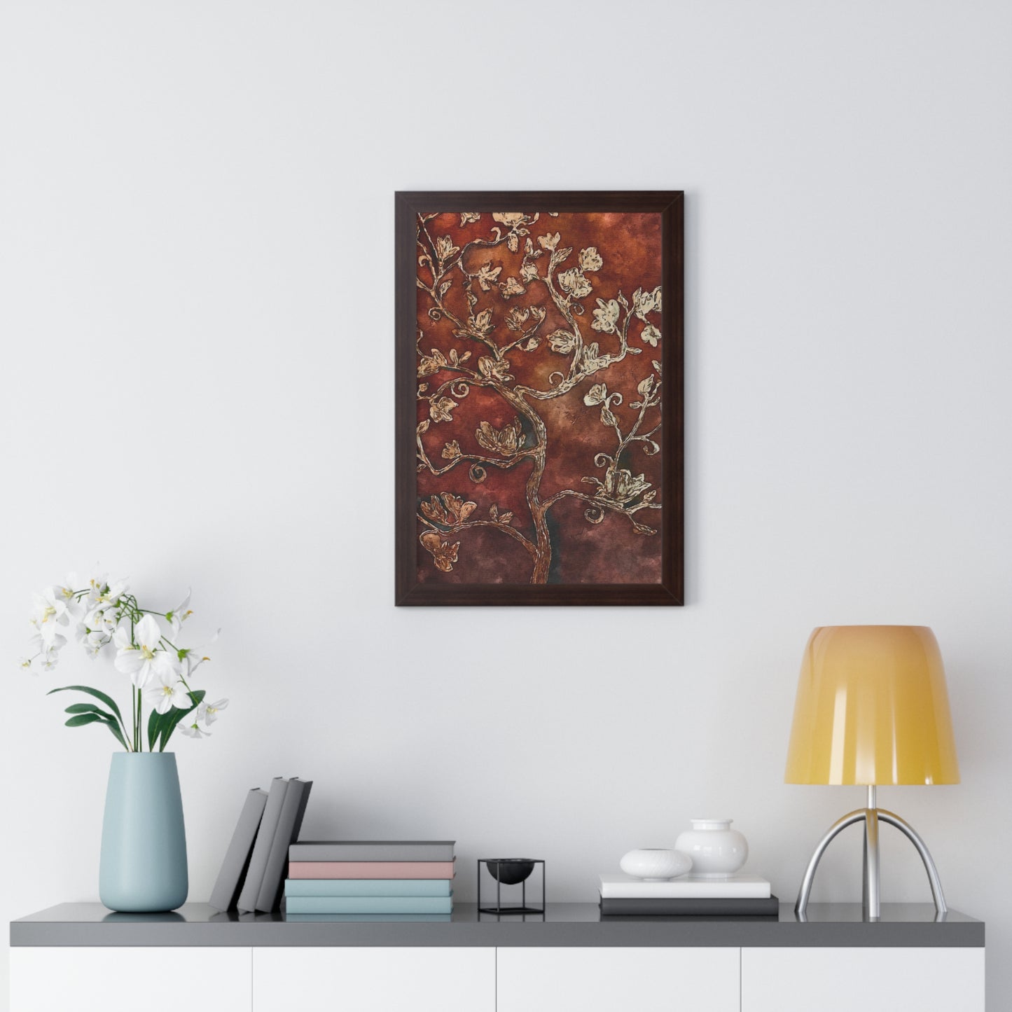 Framed Vertical Poster, Tree of Life, FrediFreds Home Collection