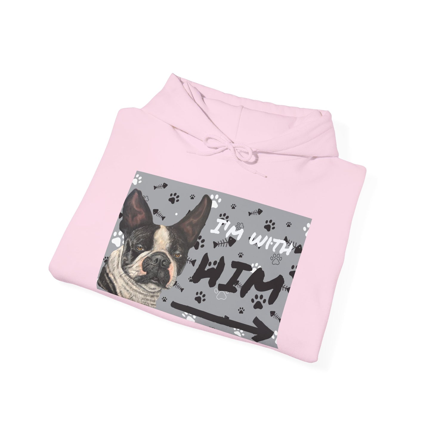 Unisex Heavy Blend™  Friendship Hooded Sweatshirt,   I'm Vibing with Them, Max Loves Pookie Collection