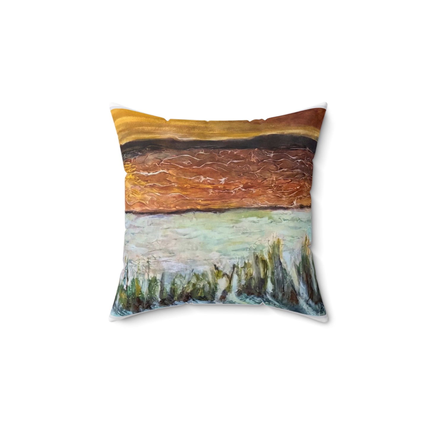 Spun Polyester Square Pillow, Paradise at Navarre, Beachwalker Club Collection