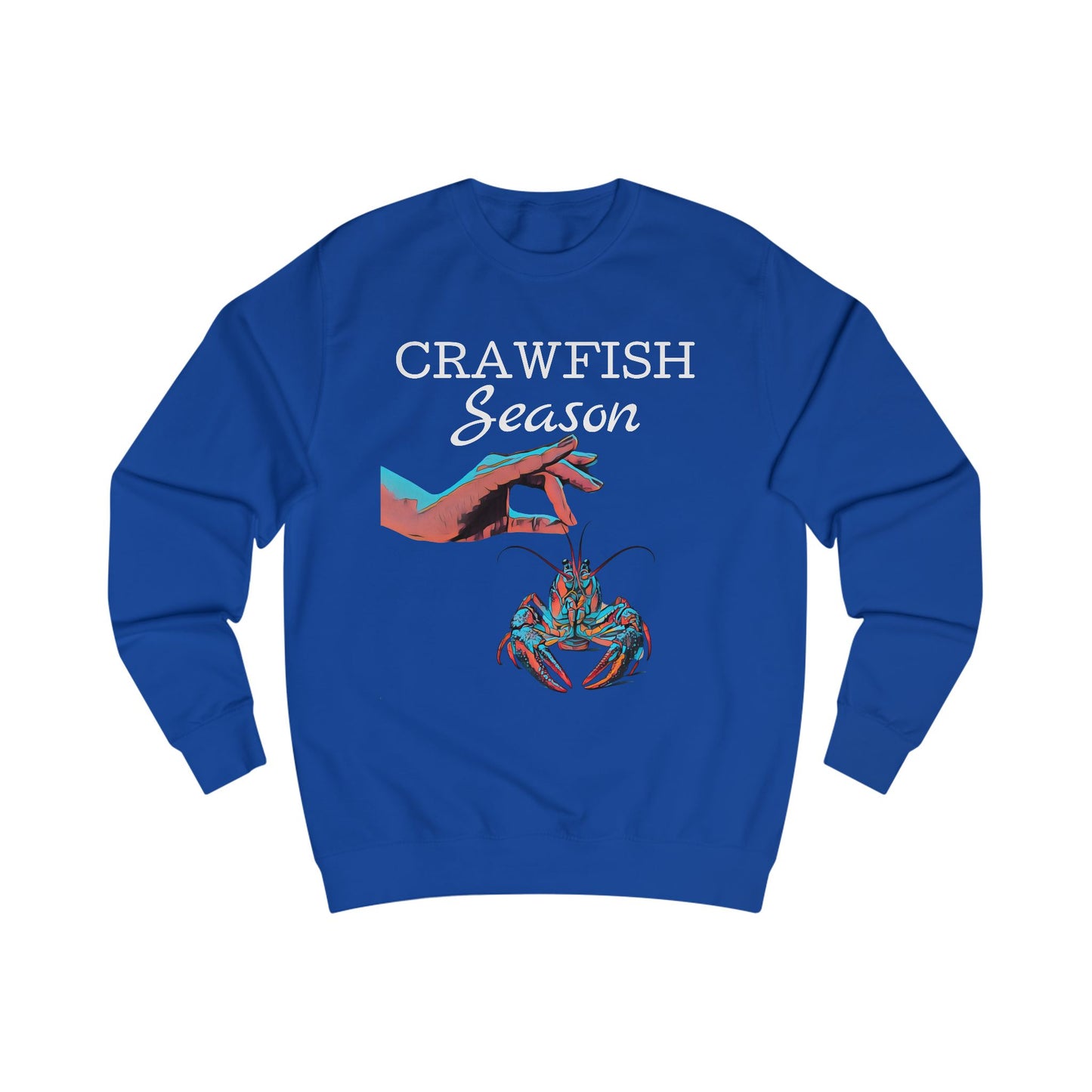 Unisex Sweatshirt, Crawfish Season Abstract, Life on the Bayou Collection