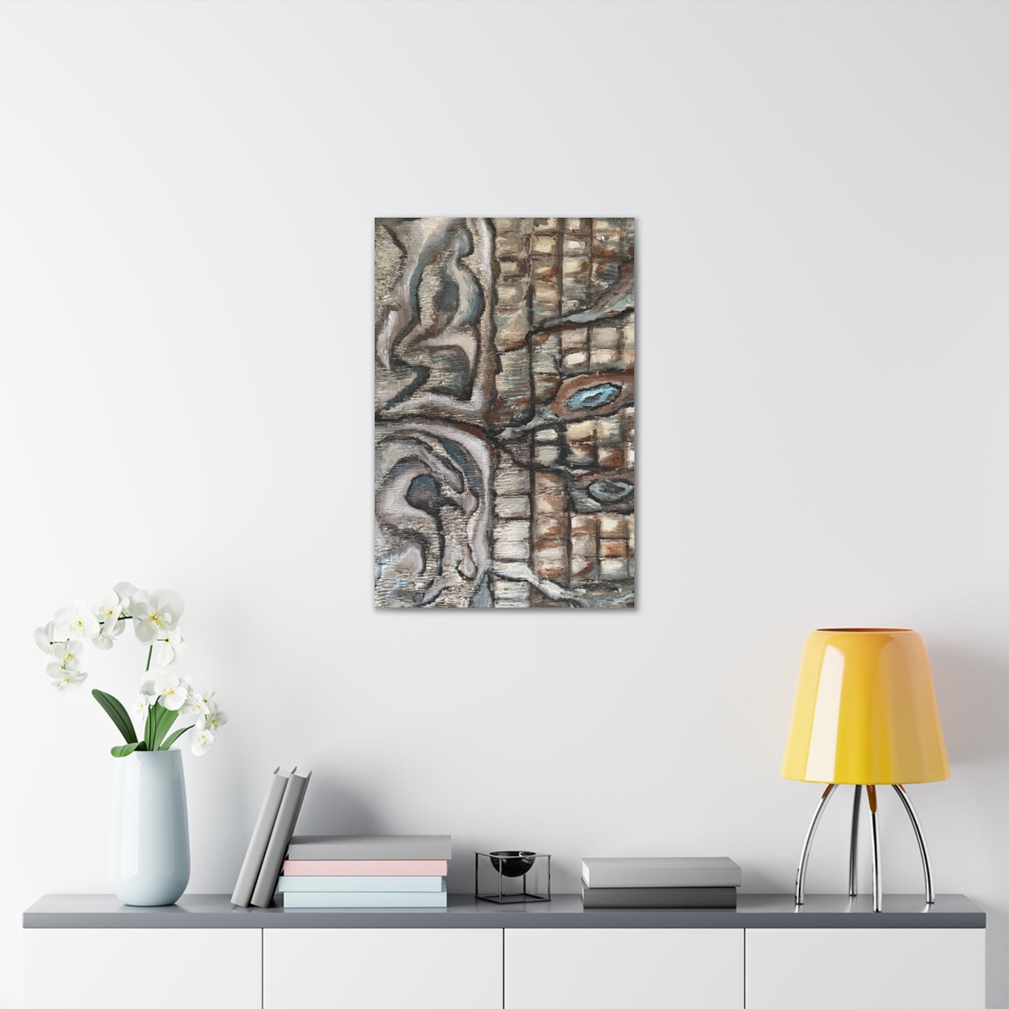 Canvas Gallery Wraps, Oyster Shells Abstract, FrediFreds Home Collection